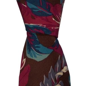 Vintage Polo Ralph Lauren Silk Necktie Mens Multicolor Floral Designer Tie